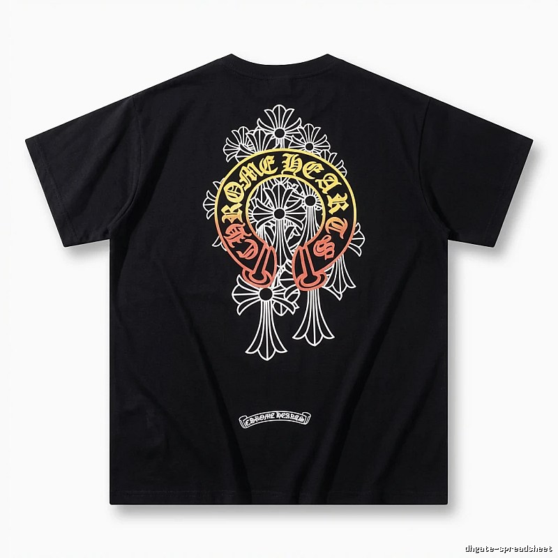Chrome Hearts Retro Style Black T-shirt