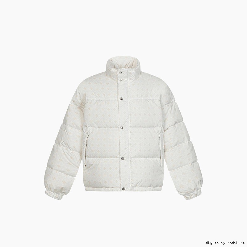 Chrome Hearts Retro Style White Cotton Coat