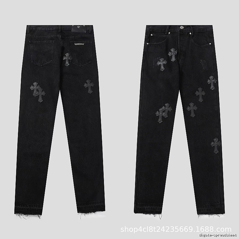 Chrome Hearts Weekend Graphic jeans Light Denim Jeans for Seasonal Looks