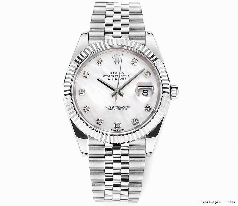 Collector Datejust Automatic Watch by Rolex - Silver And White