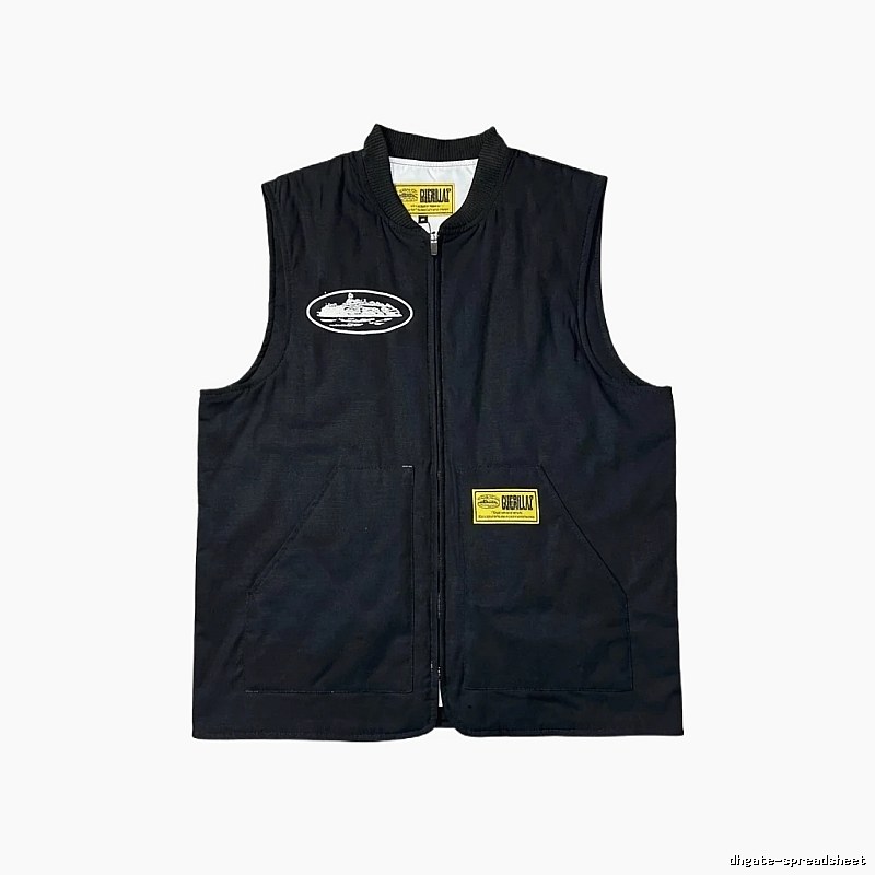 Corteiz black trendy vest