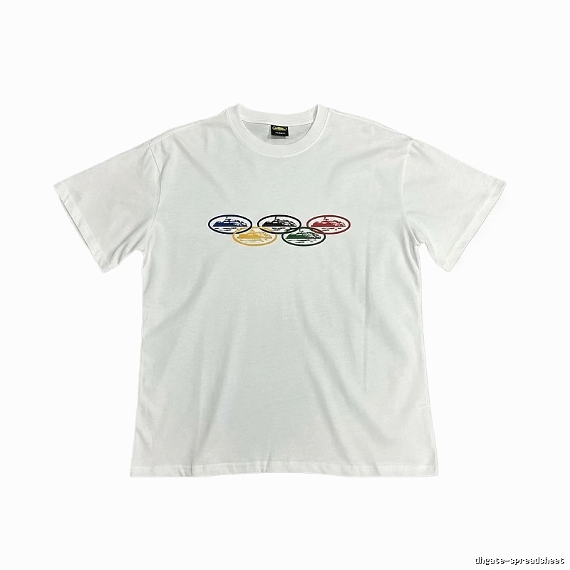 Corteiz Colorful Pattern Casual White T-shirt