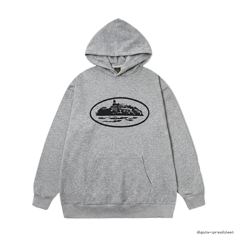 Corteiz grey minimalist hoodie