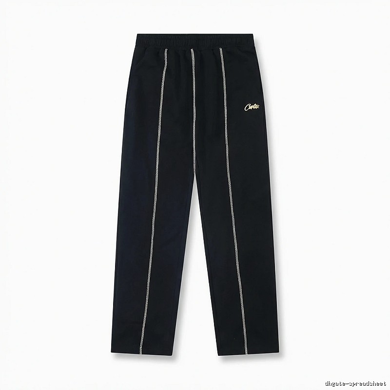 Corteiz minimalist style black trousers