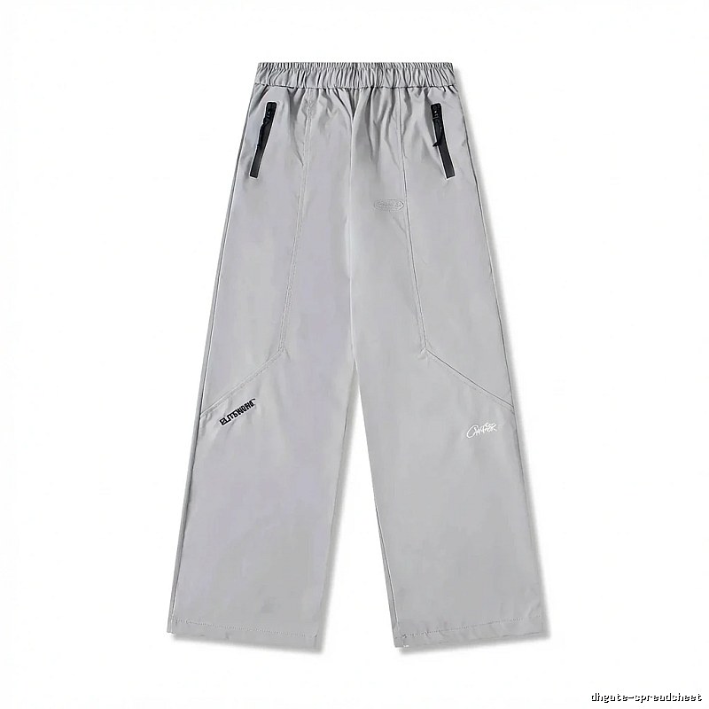 Corteiz Workwear Style Light Grey Trousers