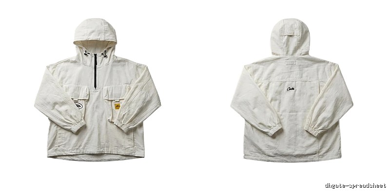 Corteiz Workwear Style White Jacket