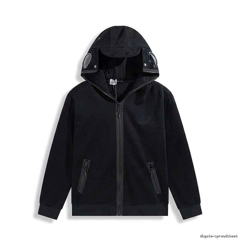 C.P. Functional Style Black Hoodie
