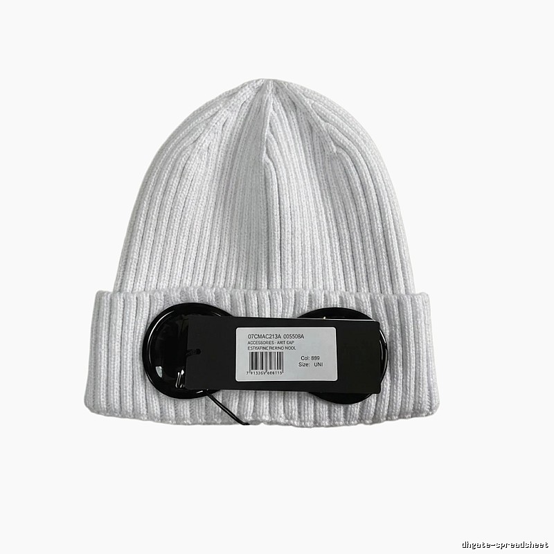 C.P. Pure Color Minimalist Style White Hat