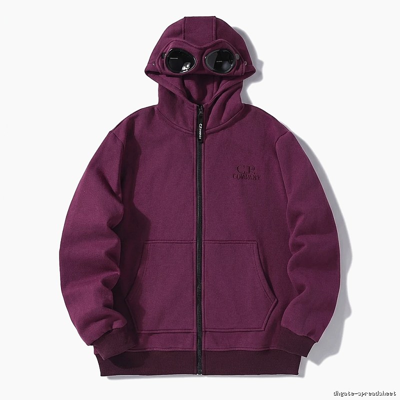 C.P. trendy and cool style burgundy hoodie