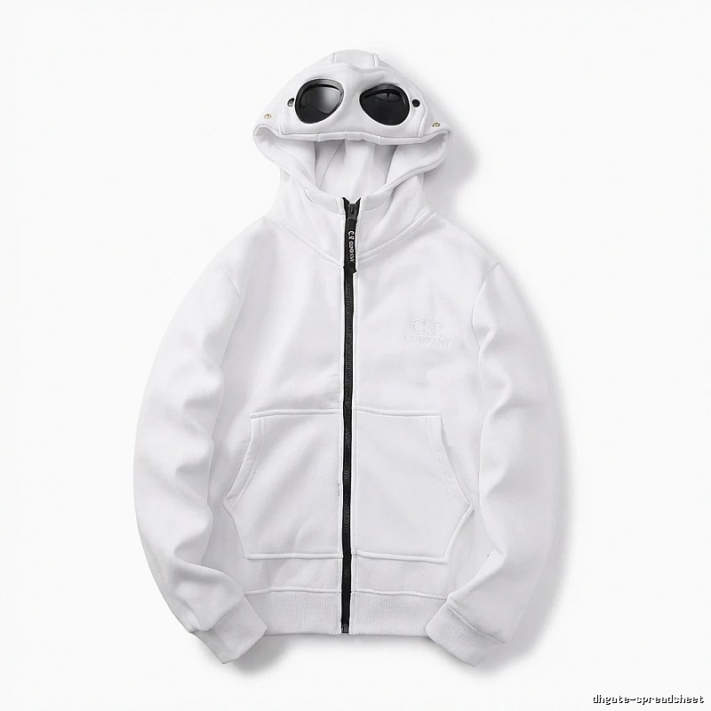 C.P. White Trendy and Cool Style Hoodie