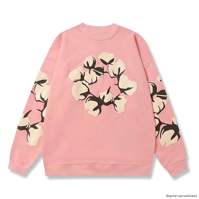 DENIM TEARS Pink Floral Sweatshirt