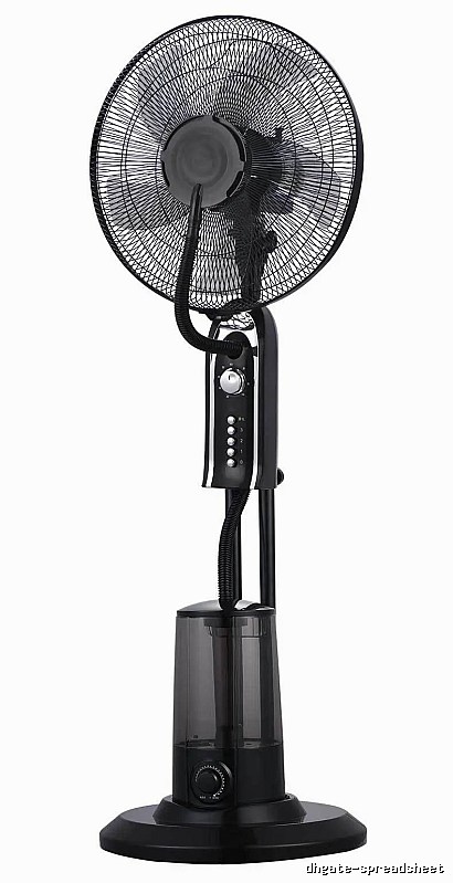 Desktop Pedestal Cooling Fan For Remote Cooling 16-inch Mechanical Control eu Plug