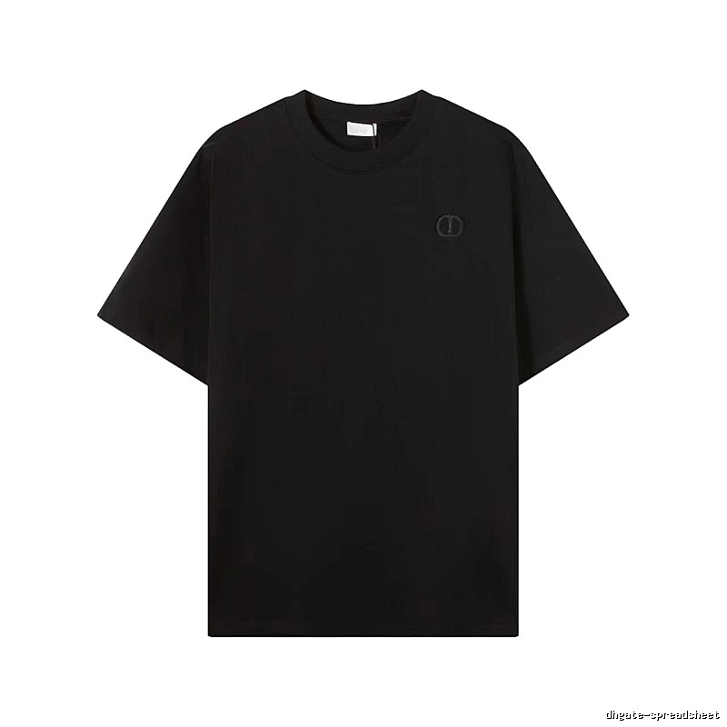 Dior Classic Collection Minimalist Style Black T-Shirt