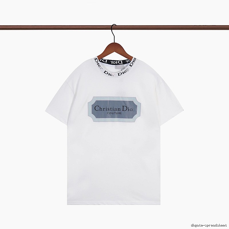 Dior Couture Minimalist Style White Short-sleeve T-shirt