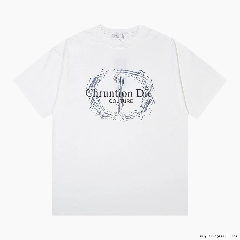 Dior Couture Trendy Style White Short-sleeve T-shirt