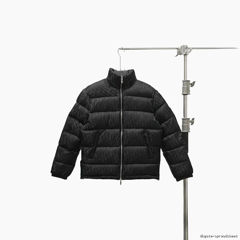 Dior quilted black down jacket