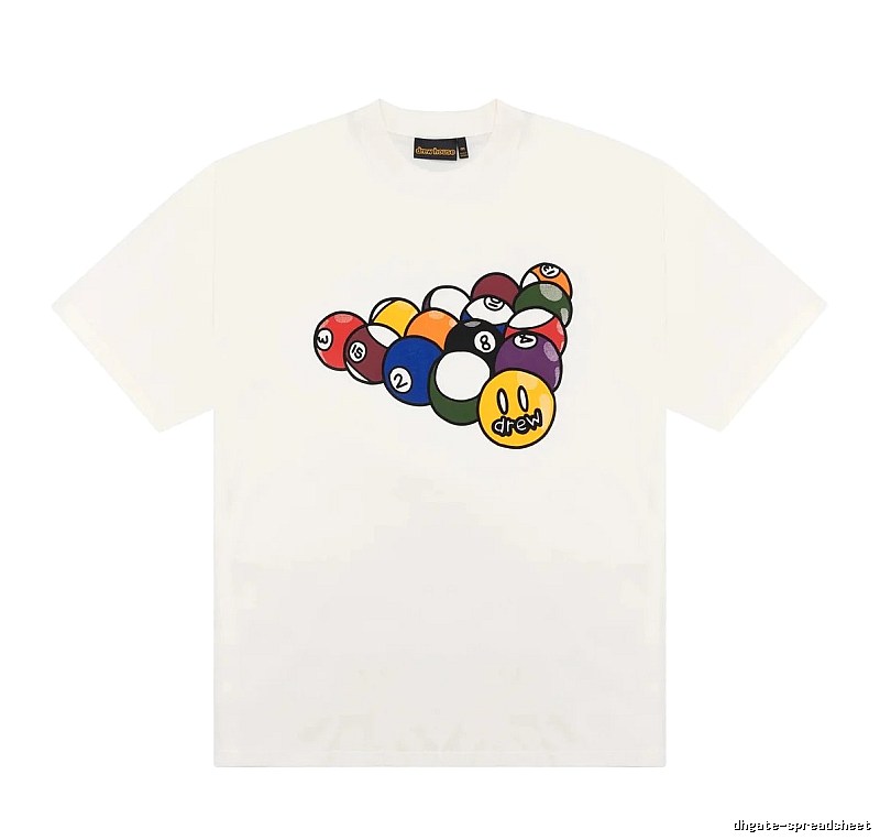 DrewHouse Billiards Street Style Off-white T-shirt