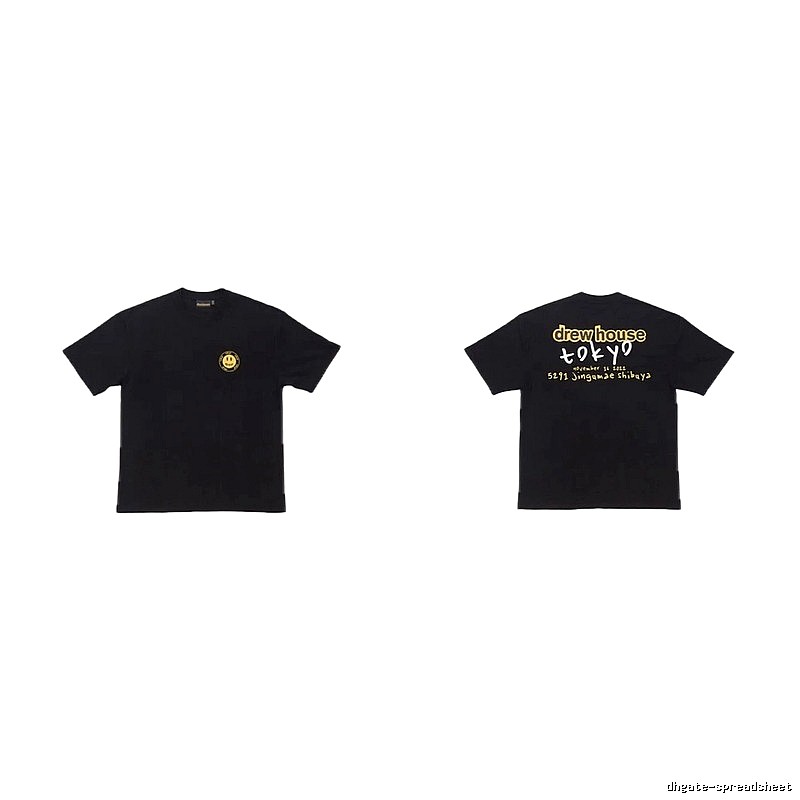 DrewHouse Tokyo Limited Street Style Black T-Shirt