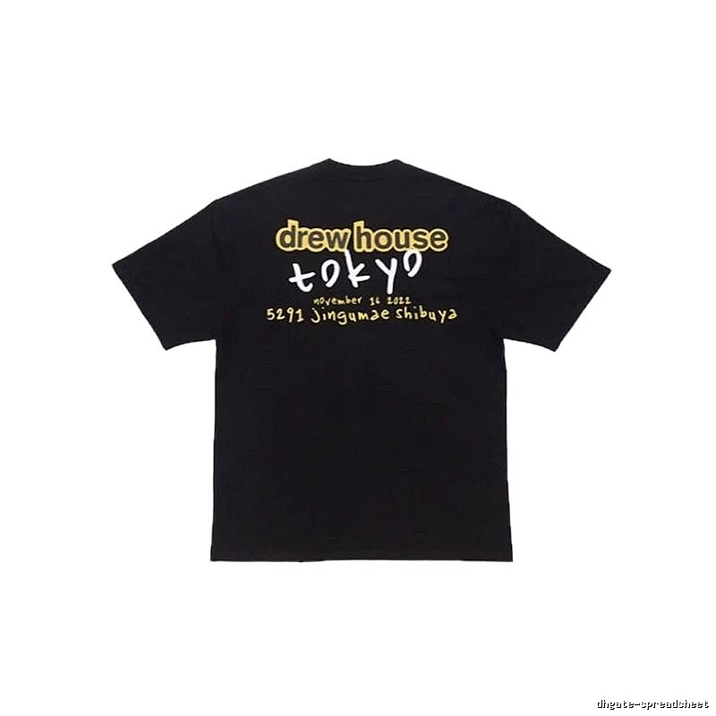 DrewHouse Tokyo Limited Street Style Black T-Shirt