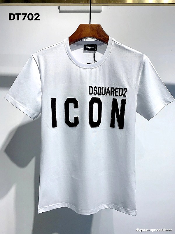 DSQUARED2 ICON Streetwear White Short-sleeve T-shirt