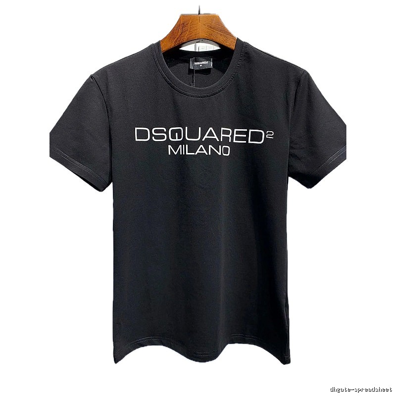 DSQUARED2 Milan Minimalist Style Black T-Shirt