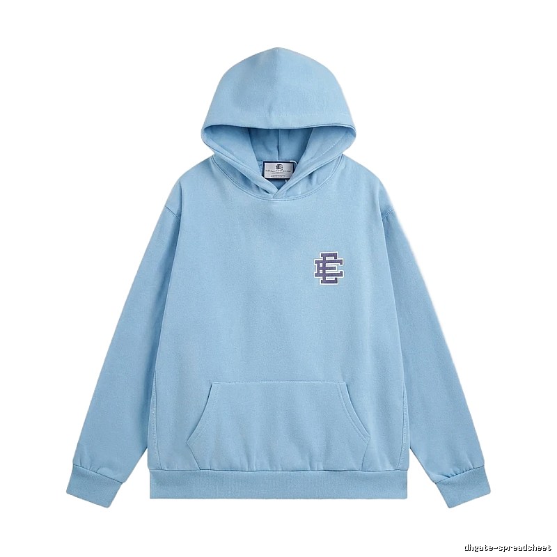 Eric Emanuel Classic Simple Style Blue Hoodie