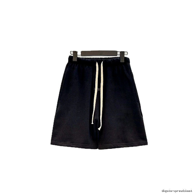 ESSENTIALS Basic Black Shorts