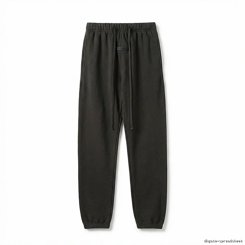 ESSENTIALS Basic Casual Black Pants