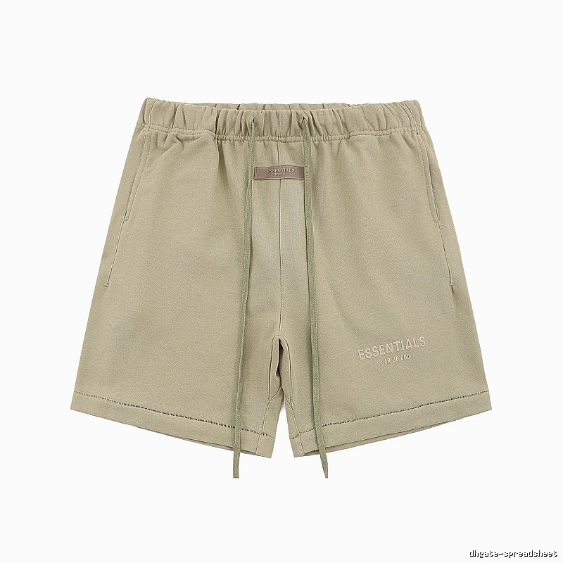 ESSENTIALS Basic Khaki Shorts