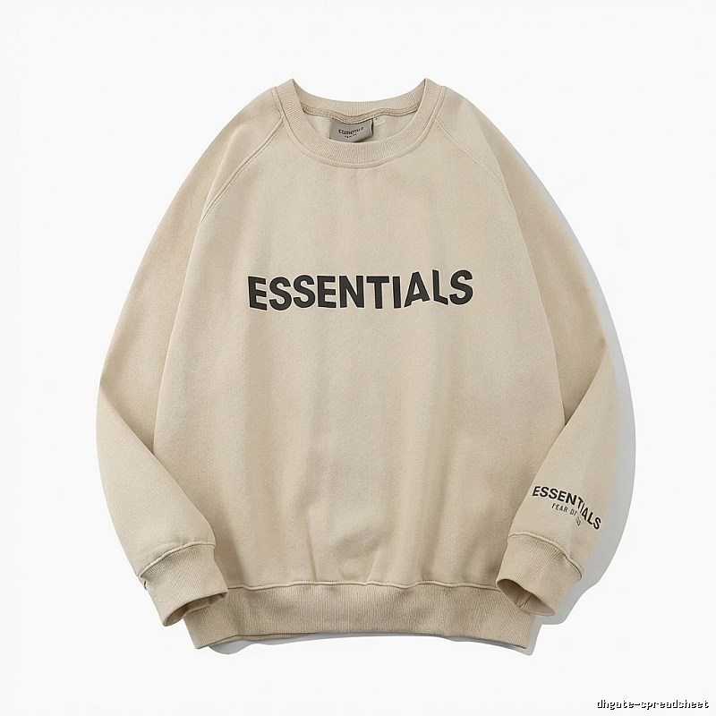ESSENTIALS Basic Off-white Sweatshirt