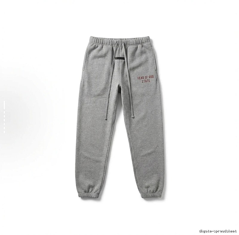 ESSENTIALS casual style grey sweatpants