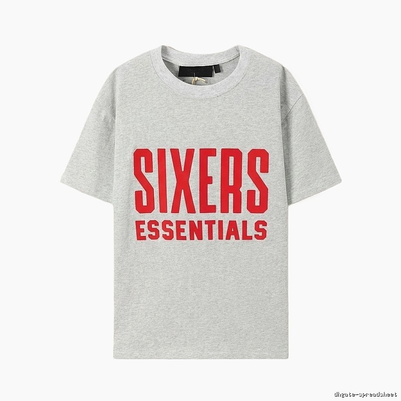 ESSENTIALS Grey Minimalist Style T-shirt