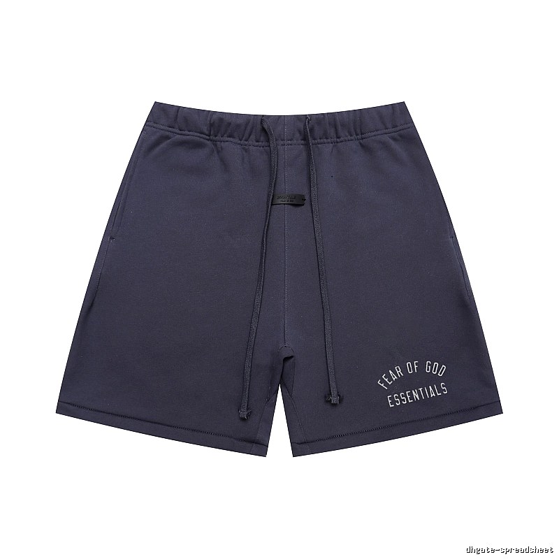 ESSENTIALS minimalist style dark gray shorts