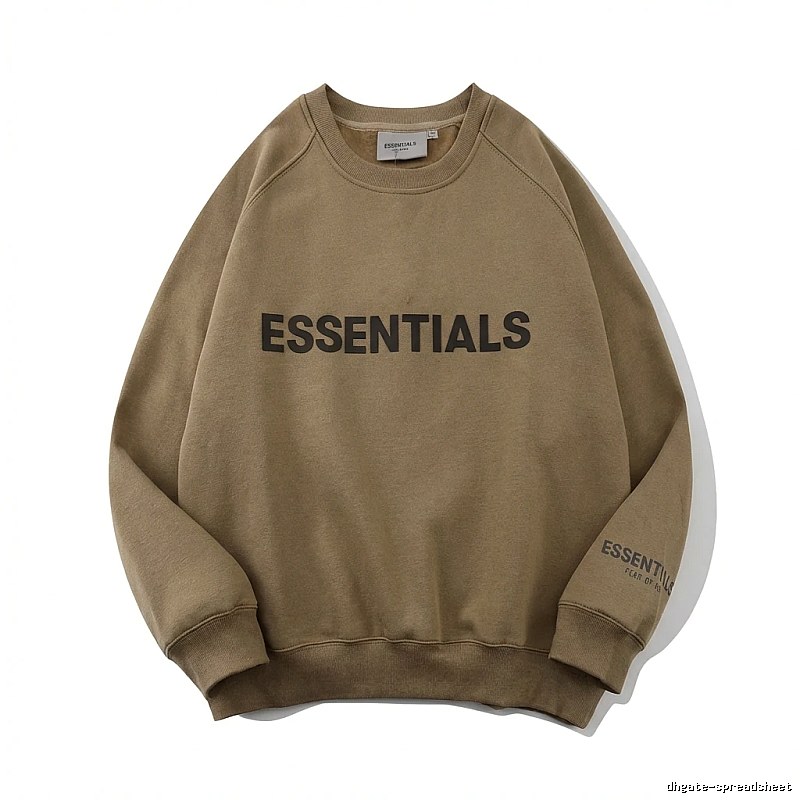 ESSENTIALS Simple Style Khaki Sweatshirt
