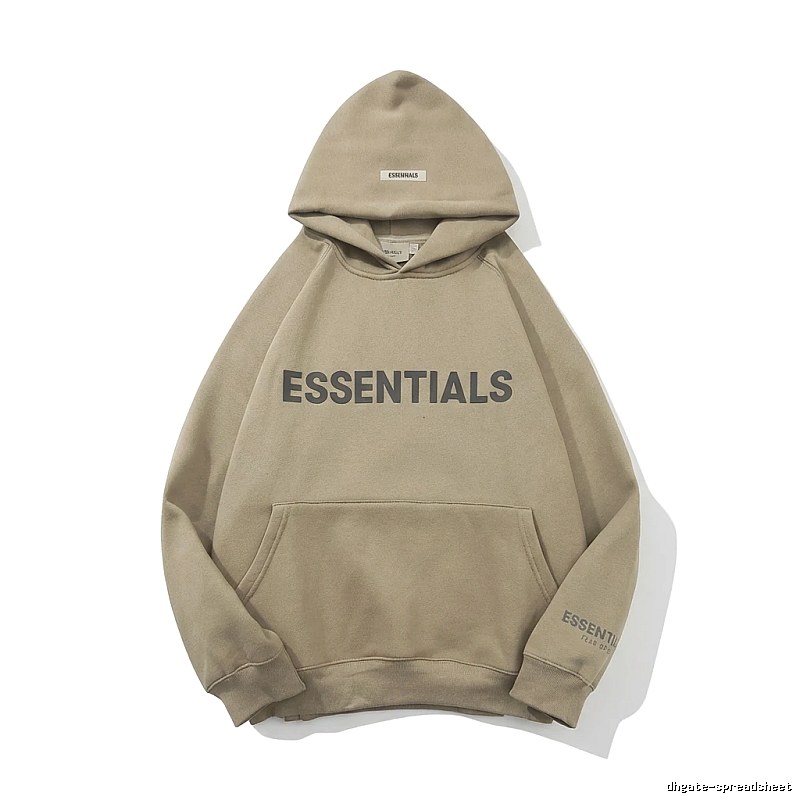 ESSENTIALS Simple Style Khaki Sweatshirt