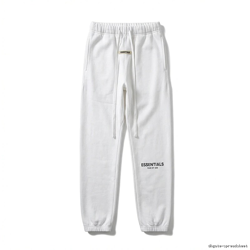 ESSENTIALS Simple Style White Sweatpants
