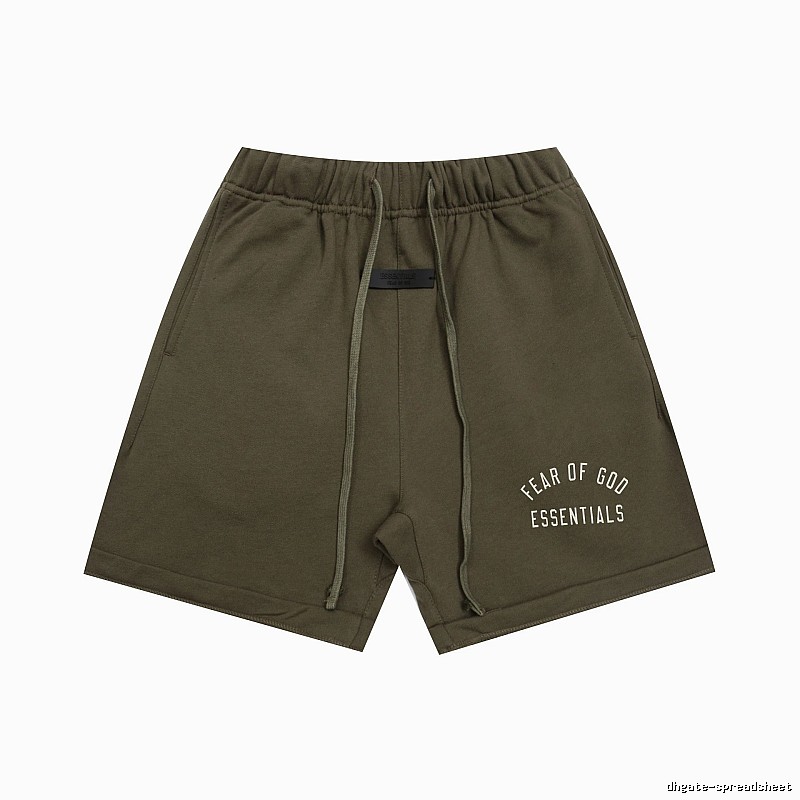 ESSENTIALS trendy brand army green shorts