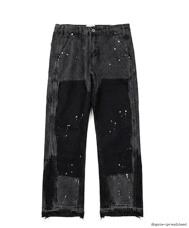 Gallery Dept Graffiti-style Black Jeans