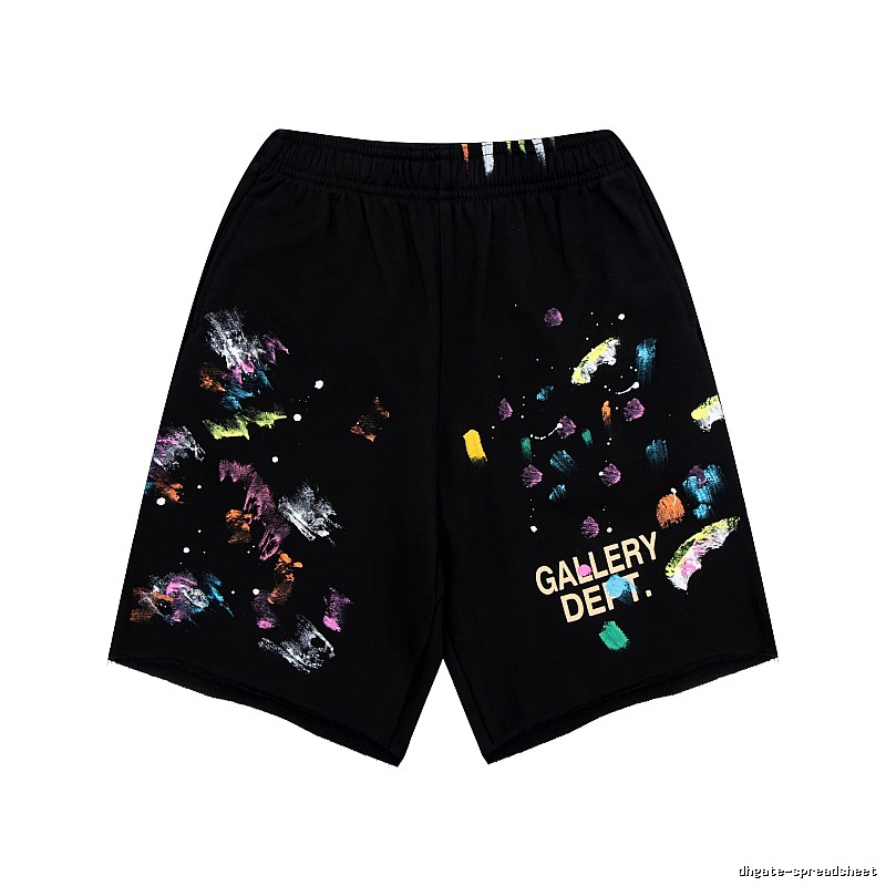 Gallery Dept Graffiti Style Black Shorts
