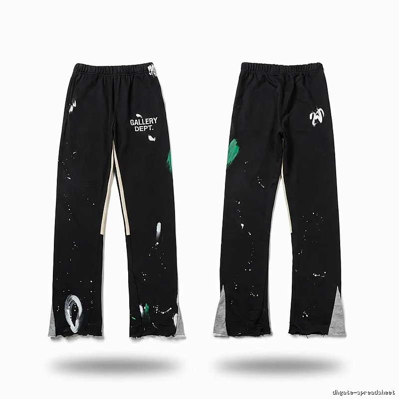 Gallery Dept Graffiti Style Black Trousers