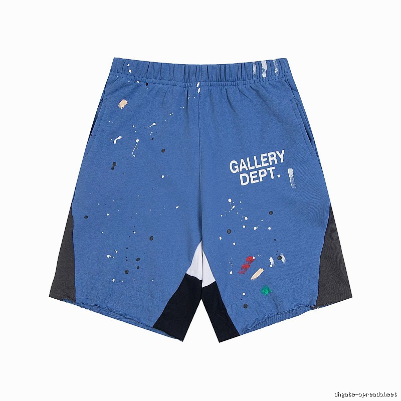 Gallery Dept. graffiti-style blue shorts