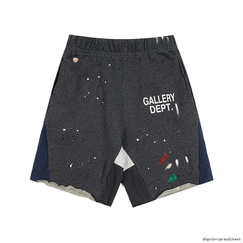 Gallery Dept Graffiti Style Grey Shorts