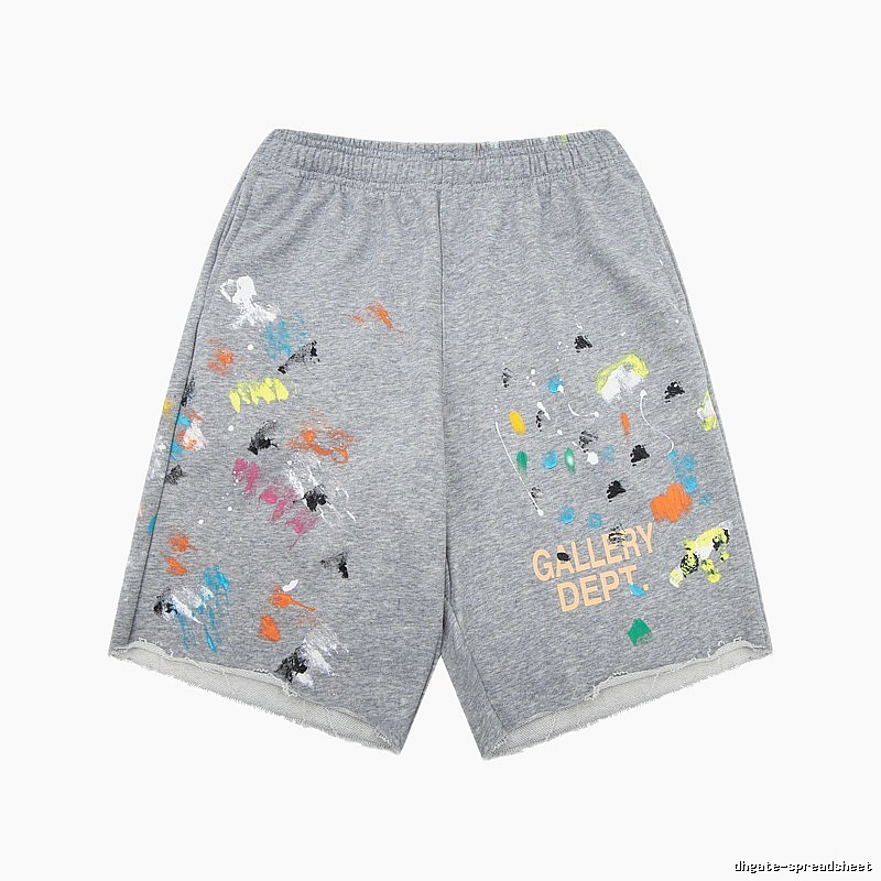 Gallery Dept Graffiti Style Grey Shorts
