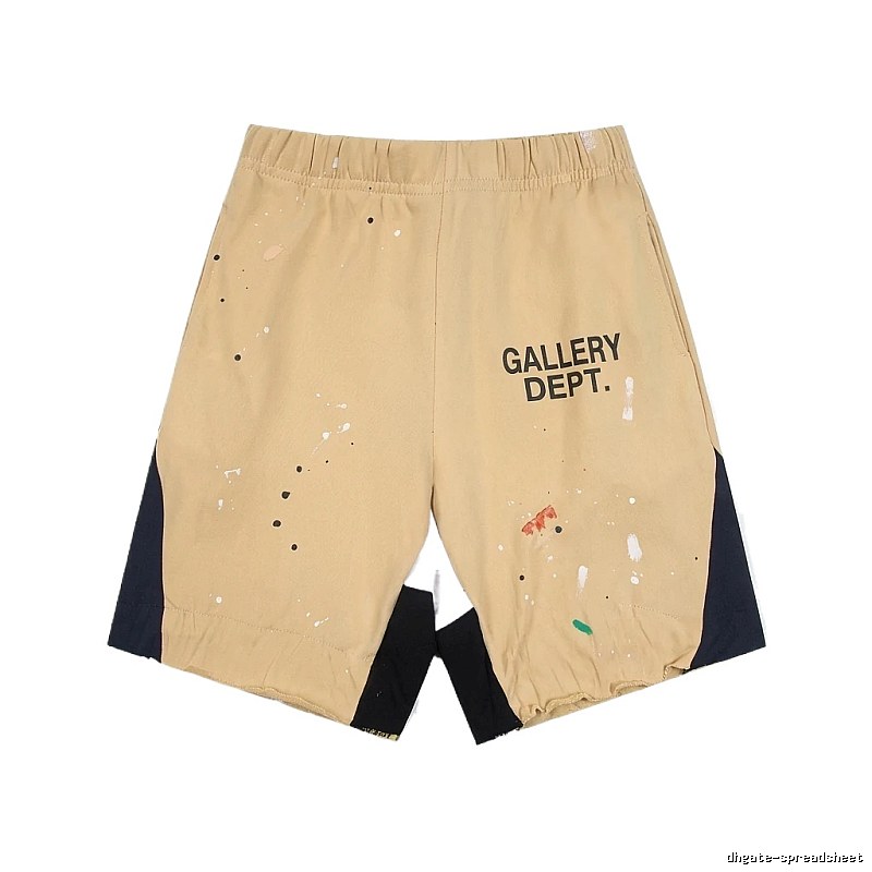 Gallery Dept. Graffiti Style Khaki Shorts