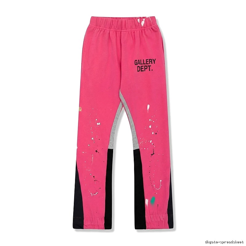 Gallery Dept Graffiti Style Pink Trousers