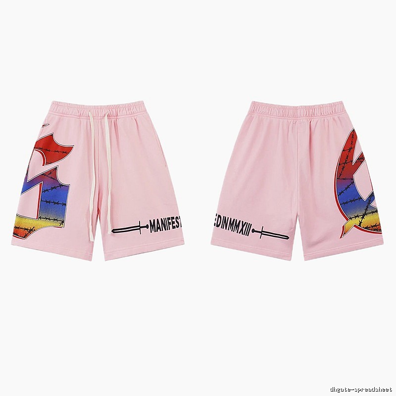 Godspeed Gradient Print Street Style Pink Shorts