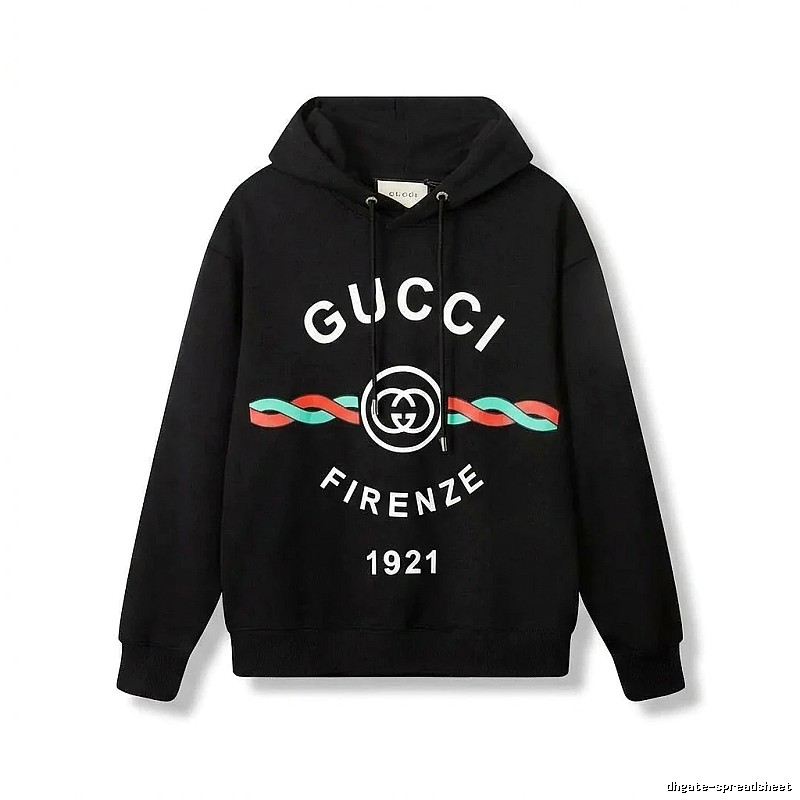 Gucci retro-style black hoodie