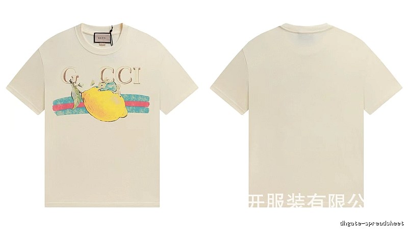 Gucci Vintage-style Off-white Lemon Print T-Shirt