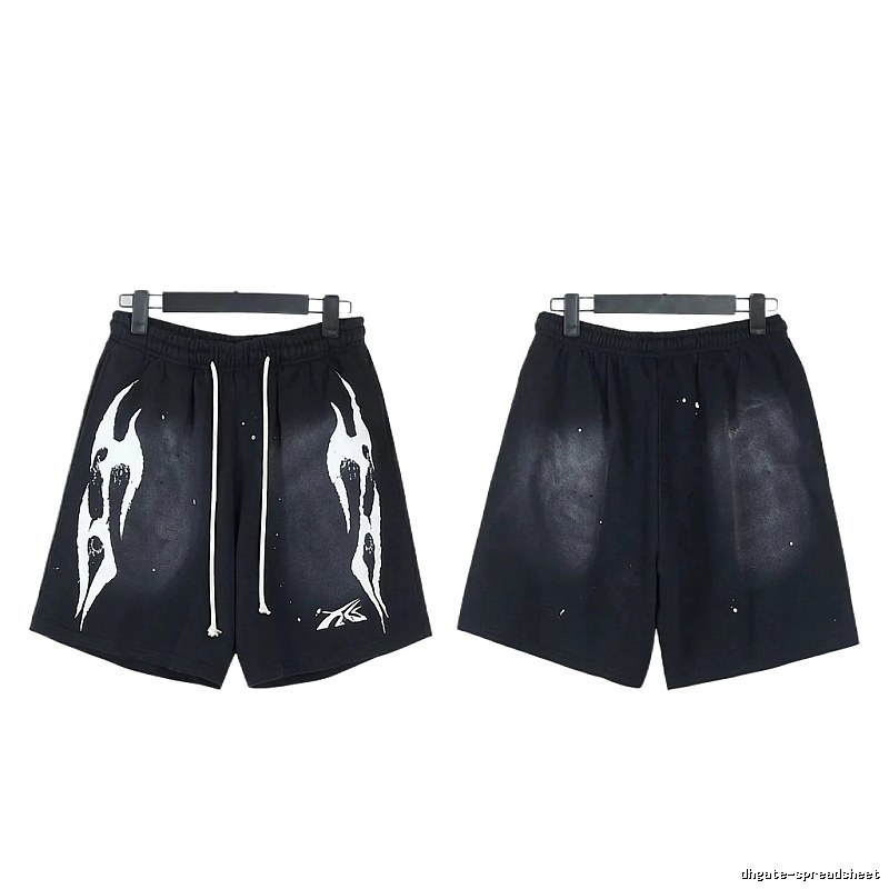 Hellstar dark style black shorts