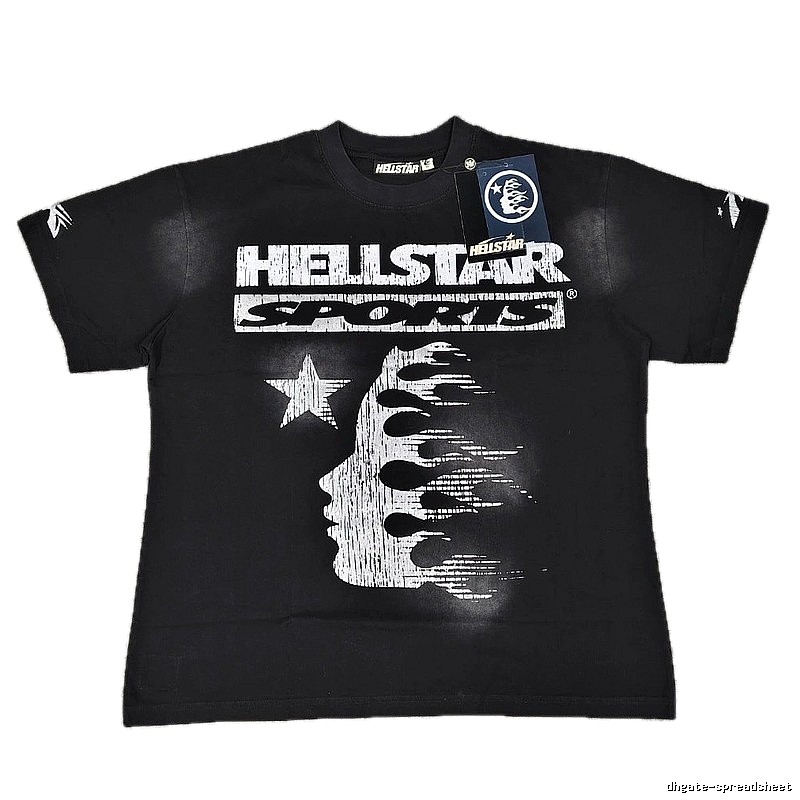 Hellstar Sports Street Style Black Short-sleeve T-shirt